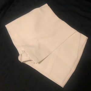 White skort (skirt with shorts under)